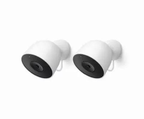 Google Nest Cam Outdoor Wired 2nd Gen (2-Pack) 2K - New/Damaged Box
