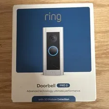 Ring Pro 2 Video Doorbell - Satin Nickel Brand New