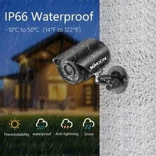 1080P Security Camera 24 Infrared LEDs Motion Detection Security Camera Kit QYFW