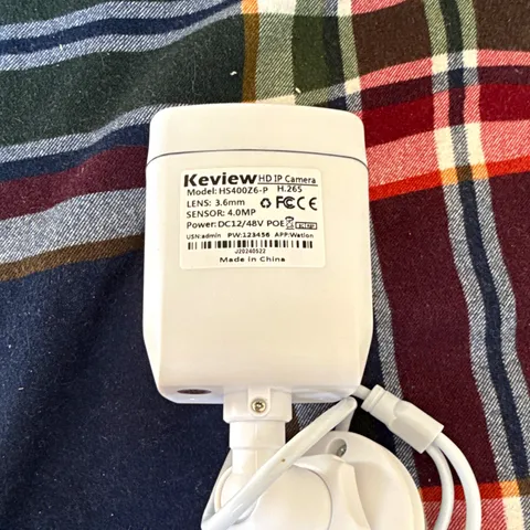 Keview HS400Z6-P 4MP IP Bullet Camera Wired Night Vision Outdoor/Indoor White