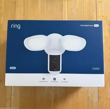 Ring Floodlight Cam Pro Wired 2nd Gen (Newest Model) Retinal 4K - White
