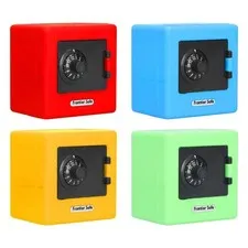 Children Money Storage Case Simulation Safe Box Coded Lock Coin Cash Saving Box