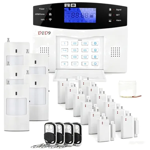 4G WiFi GSM Alarm System with App Control
