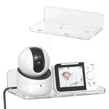 Acrylic Wall Mount Shelf for Camera No Drill Wall Mount Shelf for Echo Dot Ec...