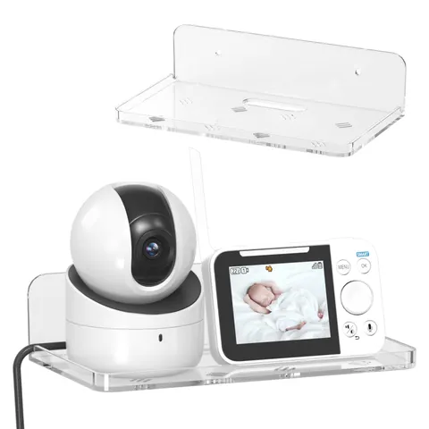 Acrylic Wall Mount Shelf for Camera No Drill Wall Mount Shelf for Echo Dot Ec...