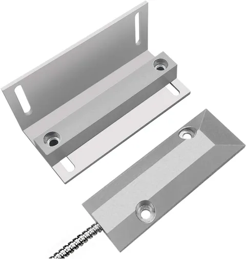 Heavy Duty Wired Alarm Garage Door Magnetic Contacts Switch Sensor NC with Adjus