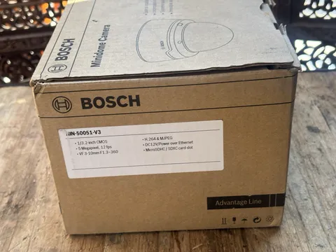 Bosch iIN-50051-V3 Minidome security camera.New