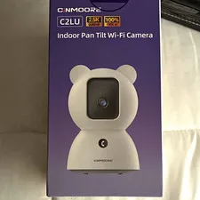 CINMOOORE CM-C2LU Indoor Wi-Fi IP Camera 2.5K, Night Vision, 2-Way Audio