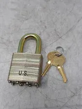 Skilcraft Padlock AA59487-2S | Solid Steel Case | Government Standard AA59487