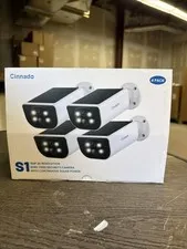 Cinnado Security Cameras Wireless Outdoor - Home Solar White