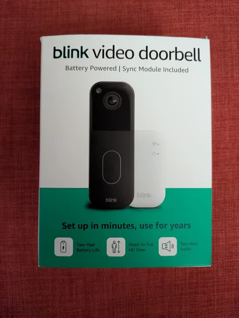 Blink Video Doorbell Head-to-Toe Core Sync Module Kit Brand New Sealed