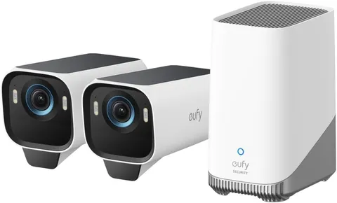 Eufy Security Eufycam S3 Pro 2-Cam Kit, Solar Camera Outdoor Wireless, Maxcolor