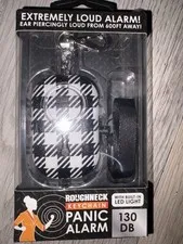 Rough Neck Personal Panic Alarm Keychain with LED Light Stocking Stuffer