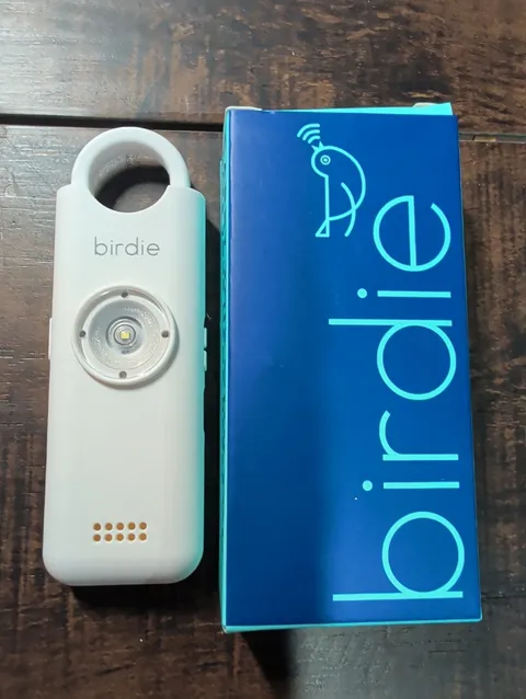 She’s Birdie–The Original Personal Safety Alarm–Loud Siren, Coconut White New