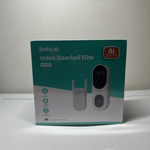 NEW Botslab 3MP Wireless Video Doorbell Camera AI Descriptions WIFI 2-WAY Talk