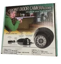 FrontDoorCamera.com Color Security Dome Camera Night Vision 420 Line FDC-1 Prop