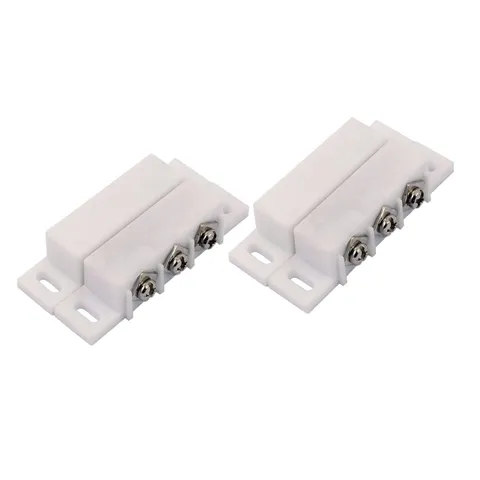 2 Sets Magnetic Reed Switch NC NO Door Window Alarm Contact Sensor 5V 24V