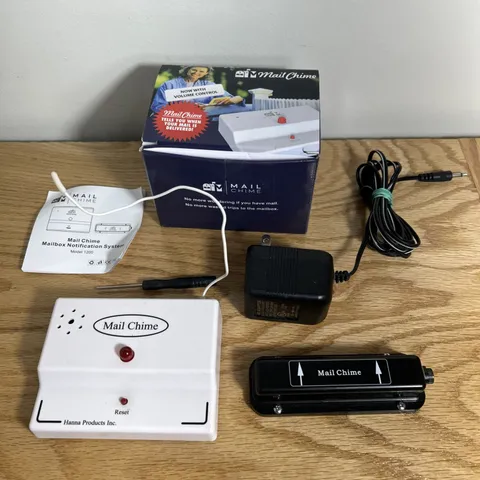 Hanna Products MAIL CHIME Wireless Mailbox Alert - Model 1200 - Working