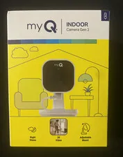 myQ Indoor Camera Gen 2 2K Wi-Fi Indoor, Night Vision, 2-Way Audio