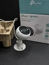 Kasa 4MP 2K Security Camera Outdoor Wired, IP65, Starlight Sensor & 98 Ft Night