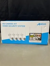ANRAN Wireless Security Camera System, 10.5" 4K Monitor with 4x5MP PTZ WiFi-6 Ca