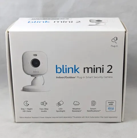 Blink Mini 2 Security Camera Webcam 1080p Home Pet Cam With Mic