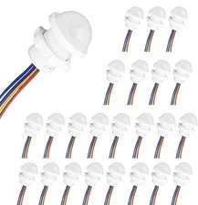 24 Pack PIR Motion Sensor Switch 85-265V 40W Wall Ceiling Auto Off Night Mode