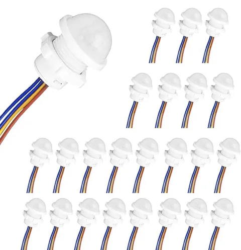 24 Pack PIR Motion Sensor Switch 85-265V 40W Wall Ceiling Auto Off Night Mode