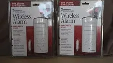 (2) Intermatic Wireless Window/Door Alarm White Ultra Loud 130db Home Security t