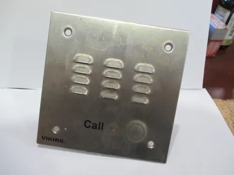 Viking Electronics E-30-EWP Stainless Steel Handsfree Phone with Dialer