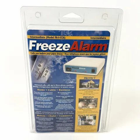 Control Products Freeze Alarm FA-I-CCA with Sensor and AC Adapter
