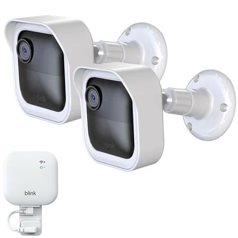 360° Adjustable Blink Outdoor Camera Mount with Sync Module Mount, White