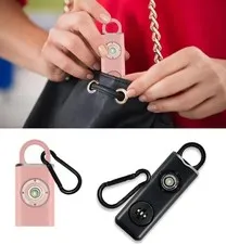 Personal Safety Siren for Women - 130dB Siren, Strobe & Key Chain Anti Robbery