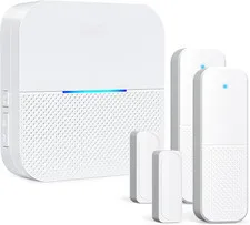 AIDA Door Alarms When Opened Wireless Ring Chime Sensor Alarm for Business/Home/