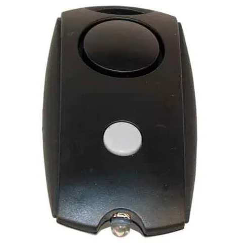 Mini Personal Alarm with 120dB LED Flashlight 3 Batteries and Belt Clip