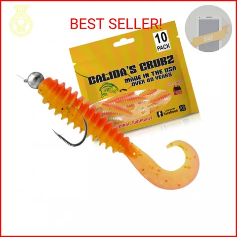 Galida's Grubz Soft Plastic Grubz for Peacock Bass and Walleye Fishing | Deep Ri
