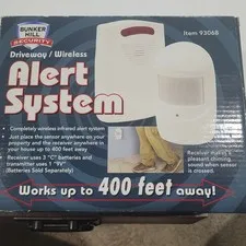 Bunker Hill Security Wireless Driveway Alert System Motion Alarm 400 FT.   93068