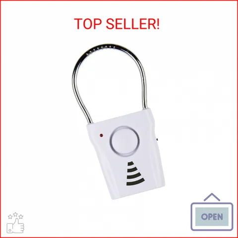 SABRE 110dB Door Handle Alarm, Extremely Loud Wireless Audible Up To 680 Ft Away
