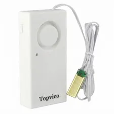 Water Leak Sensor Detector Flood Alarm 3 Pack 120dB Battery Operated