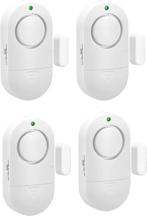 Door Window Alarm 4 Pack 120DB Pool Alarm for Door Home Security for Kids Safety