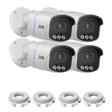 C186A 4K 8MP POE Add-On Hardwired IP Security Camera, Only Work with ZR08HQ ZR08