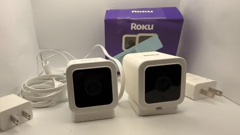 Roku Smart Home Indoor Camera SE (2-Pack) Wi-Fi Connected Wired Security Cameras