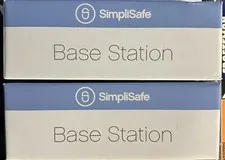 SimpliSafe Home Security System Lot 2 Base Stations+Sensors Motion Glass Break !