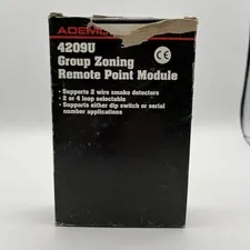 NEW!! Ademco Honeywell Group 2 Wire Smoke Zoning Remote Point Module - 4209U