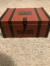 Red Dead Redemption II RDR2 Small Lockable Metal Lock Box Chest w/ 1 Key