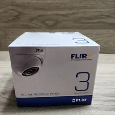 FLIR PE133E 3MP Fixed HD IP Weatherproof Dome Camera with Night Vision