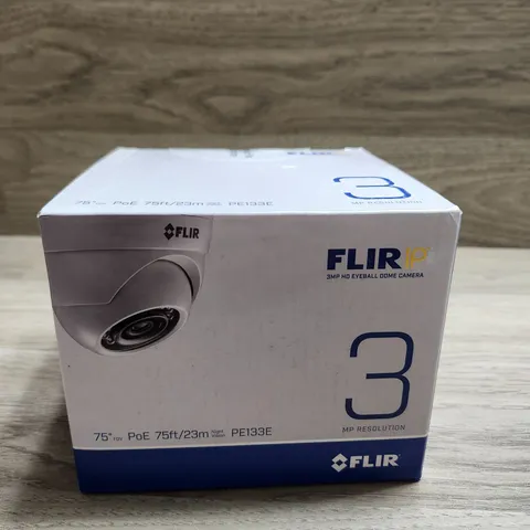 FLIR PE133E 3MP Fixed HD IP Weatherproof Dome Camera with Night Vision