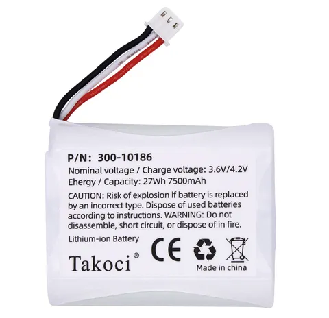 Replacement Battery 30010186 for ADT Command Smart Security Panel 7500mah 3.6...