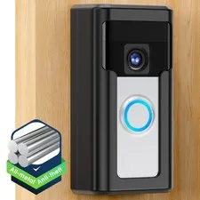 All-Metal Adhesive Video Doorbell Mount Compatible with Ring/Blink Wireless V...
