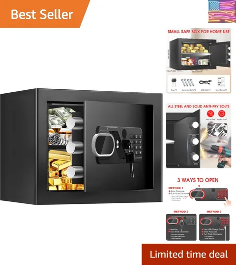 1.3 Cub s for Home, Anti-Theft Steel Security Fire Safe Home with Combination...